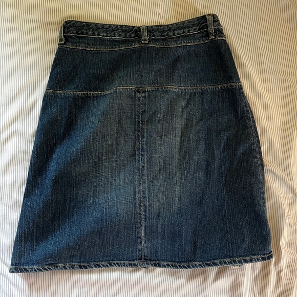 Jean Skirt mini skirt with a split - Picture 3 of 4